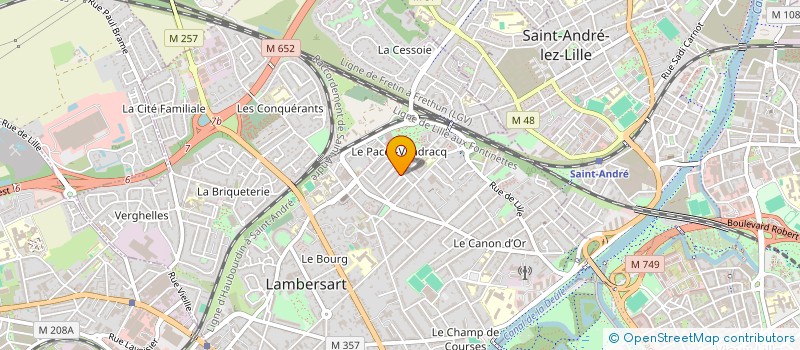 localisation de l'entreprise COSIMEX TRADING à LAMBERSART