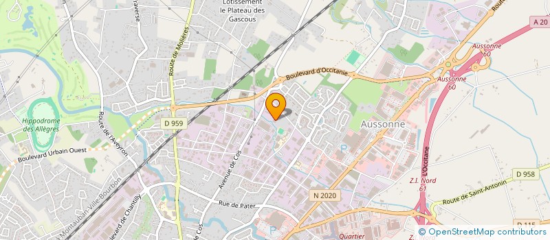 localisation de l'entreprise COSIMMO 82  MONTAUBAN