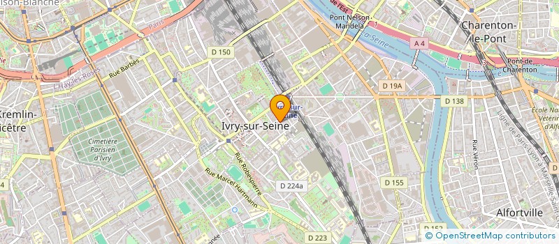 localisation de l'entreprise COSIMMO SAS à IVRY-SUR-SEINE