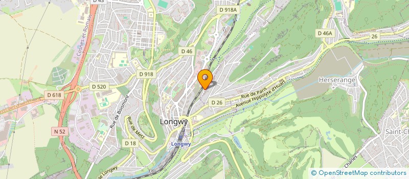 localisation de l'entreprise COSIMO à LONGWY