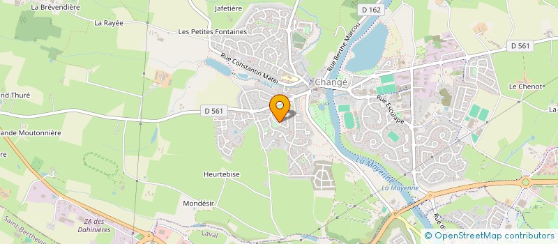 localisation de l'entreprise COSINUS  CHANGE