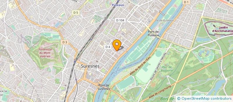 localisation de l'entreprise COSIRO à SURESNES