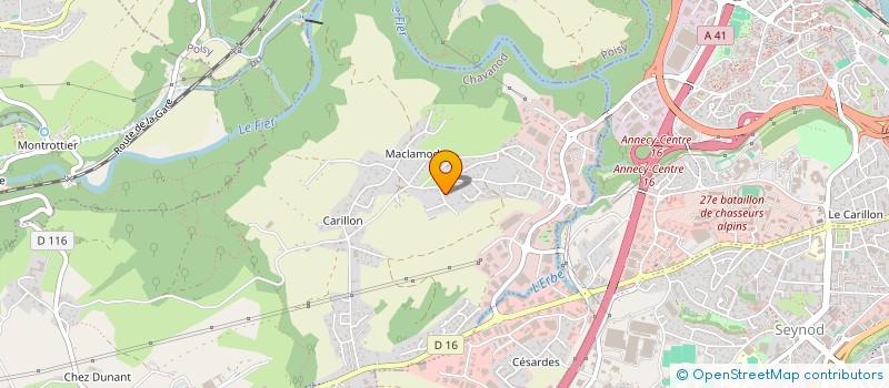 localisation de l'entreprise COSKORE  CHAVANOD