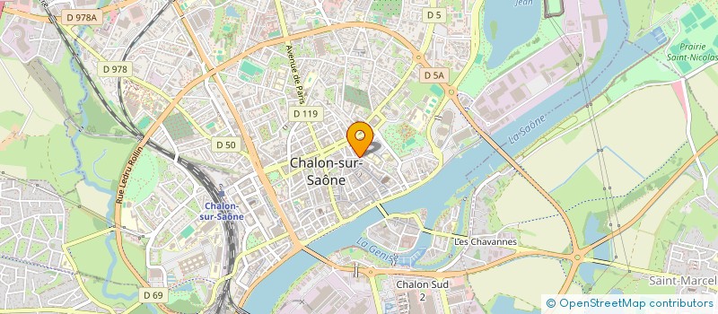 localisation de l'entreprise COSKUN à CHALON-SUR-SAONE
