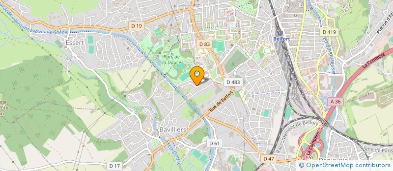 localisation de l'entreprise COSKUN ABI à BAVILLIERS