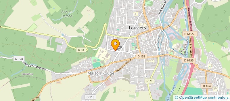 localisation de l'entreprise COSKUN BATIMENT  LOUVIERS