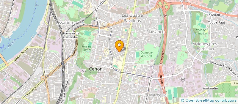 localisation de l'entreprise COSKUN CONSTRUCTIONS à CENON