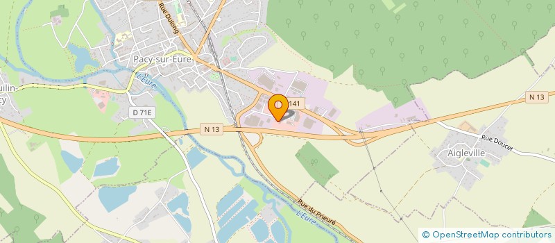 localisation de l'entreprise COSLAB LABORAT CONTROLE RECHERCH MEDICAL à PACY-SUR-EURE