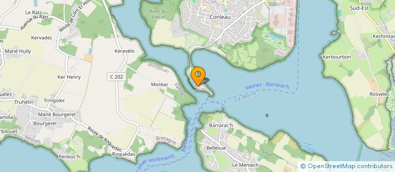 localisation de l'entreprise COSM à VANNES