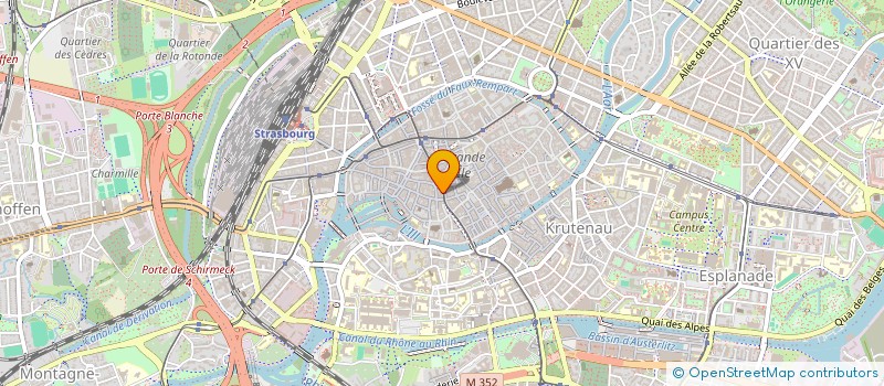 localisation de l'entreprise COSM'OS à STRASBOURG