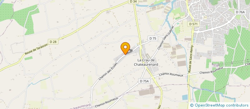 localisation de l'entreprise COSMA à CHATEAURENARD