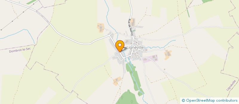 localisation de l'entreprise COSMA  LIGNEVILLE