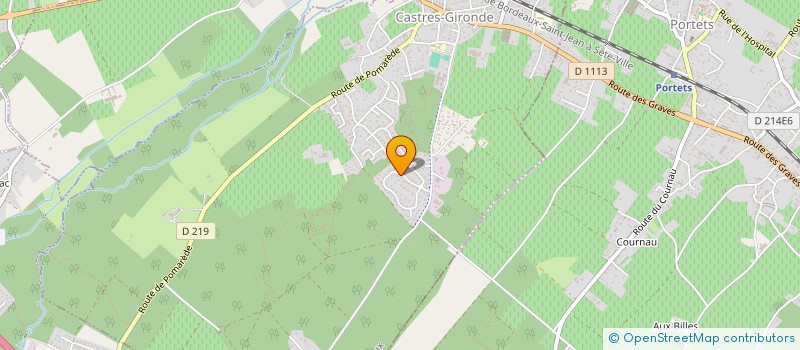 localisation de l'entreprise COSMA  MARTILLAC