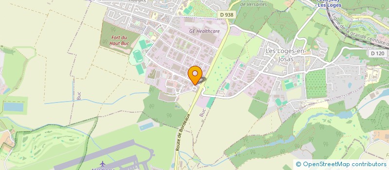 localisation de l'entreprise COSMA PARFUMERIES à BUC