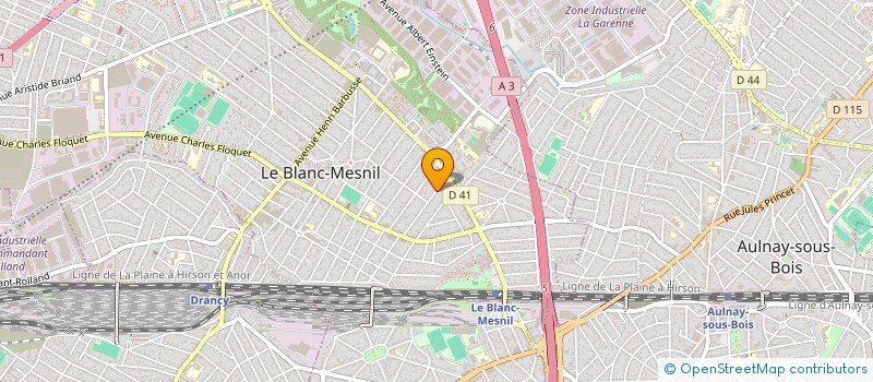 localisation de l'entreprise COSMAR à LE BLANC-MESNIL