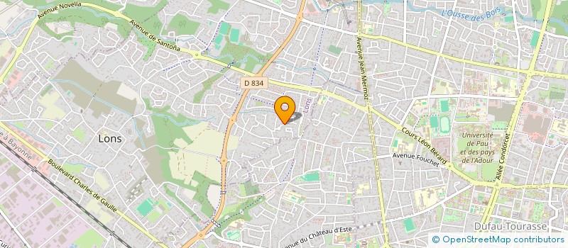 localisation de l'entreprise COSME à LONS