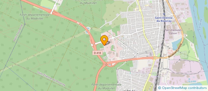 localisation de l'entreprise COSME à SAINT-ETIENNE-DU-ROUVRAY