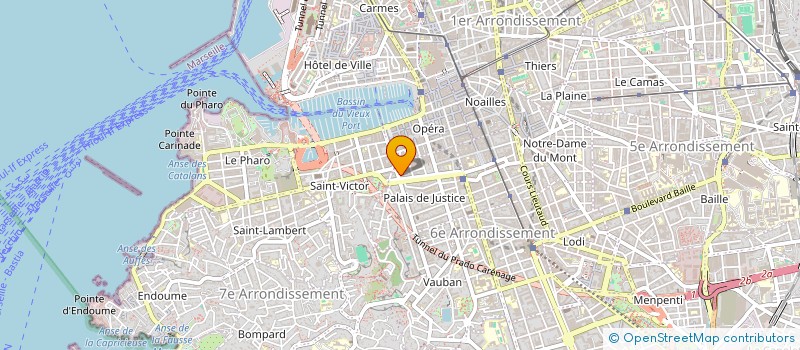 localisation de l'entreprise COSME ALLIANCE  MARSEILLE