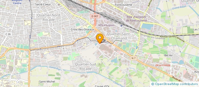 localisation de l'entreprise COSMEDEX INTERNATIONAL  AVIGNON