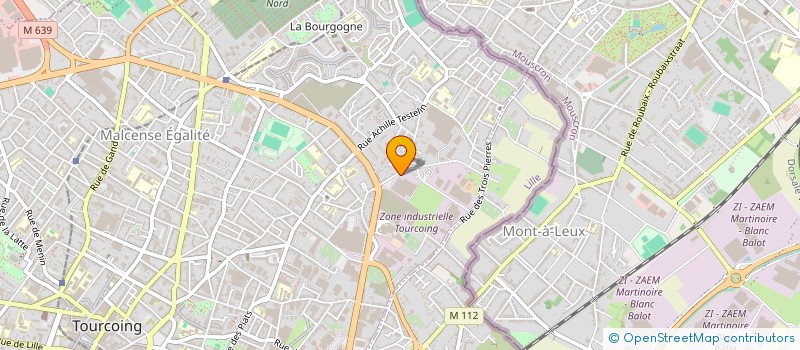 localisation de l'entreprise COSMELOG à TOURCOING