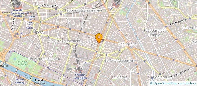 localisation de l'entreprise COSMEPHYL LAB PARIS à PARIS