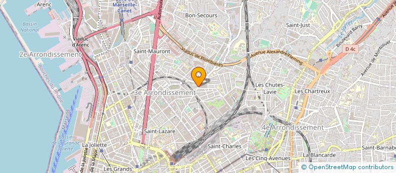 localisation de l'entreprise COSMEPLANT à MARSEILLE