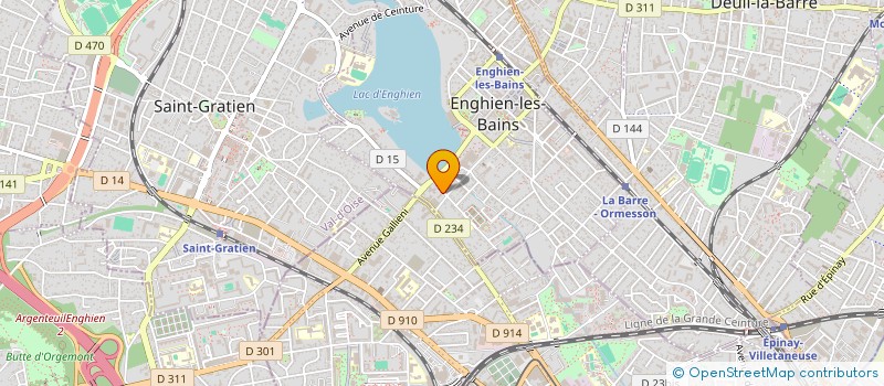 localisation de l'entreprise COSMETANGE  ENGHIEN-LES-BAINS