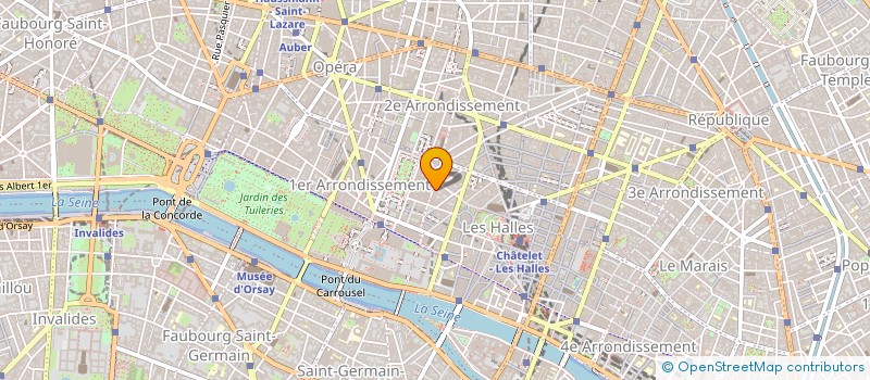 localisation de l'entreprise COSMETECH à PARIS