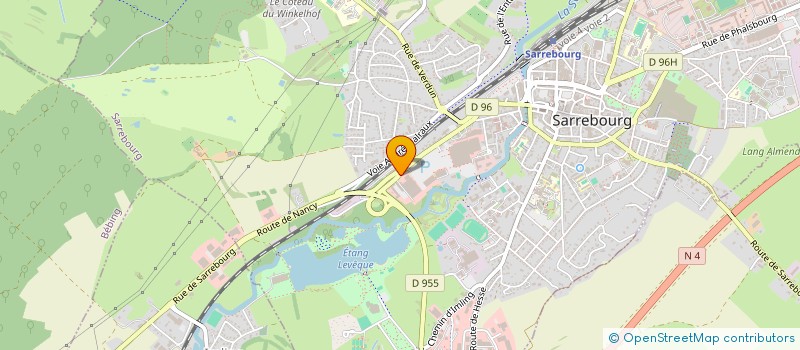 localisation de l'entreprise COSMETIC AUTO à SARREBOURG