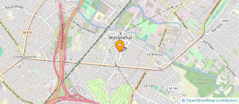 localisation de l'entreprise COSMETIC AUTO SERVICES à WASQUEHAL