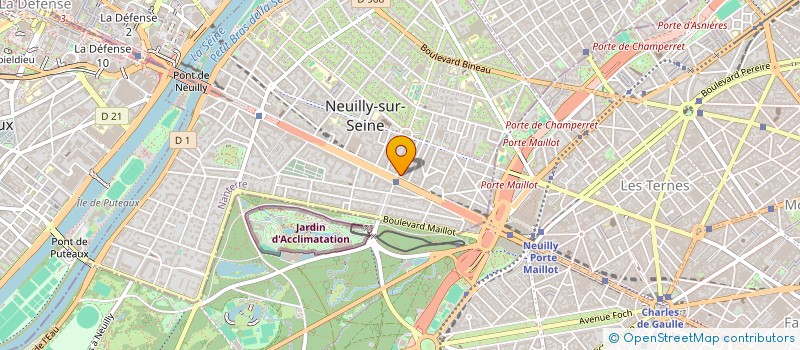 localisation de l'entreprise COSMETIC EXECUTIVE  WOMEN FRANCE  NEUILLY-SUR-SEINE