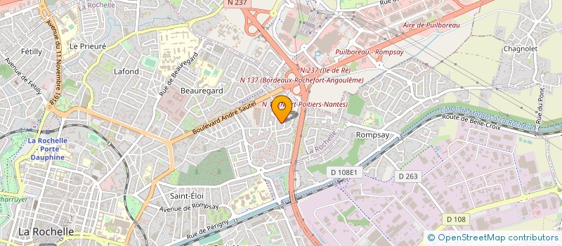 localisation de l'entreprise COSMETICAR LR 17  LA ROCHELLE