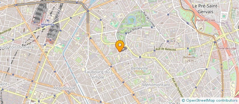 localisation de l'entreprise COSMETIQUE AFRO  PARIS