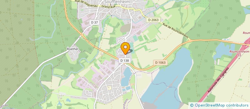 localisation de l'entreprise COSMETIQUES CONCEPTS & COMMUNICATION  SOUFFLENHEIM