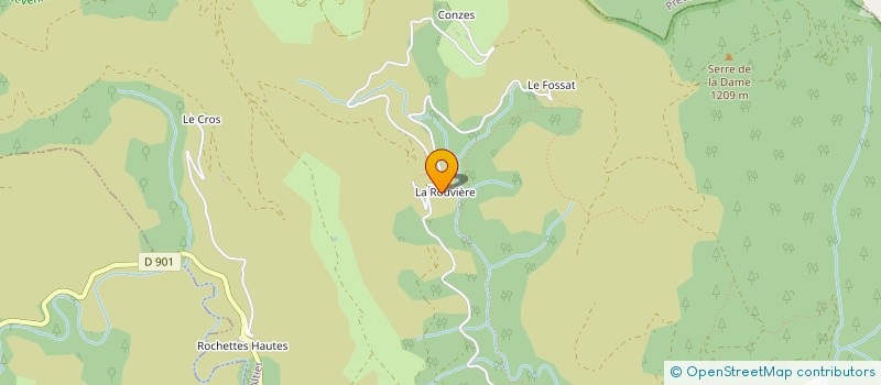 localisation de l'entreprise COSMETIQUES LA FERME DU BERGOGNON  ALTIER