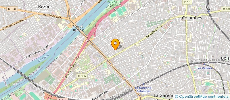 localisation de l'entreprise COSMETISSE à COLOMBES