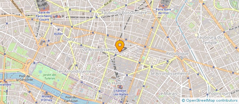 localisation de l'entreprise COSMETOLOGIE TOFFALONI à PARIS