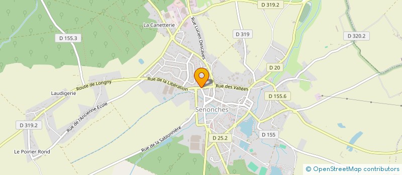 localisation de l'entreprise COSMETOPEE CONSULTING à SENONCHES