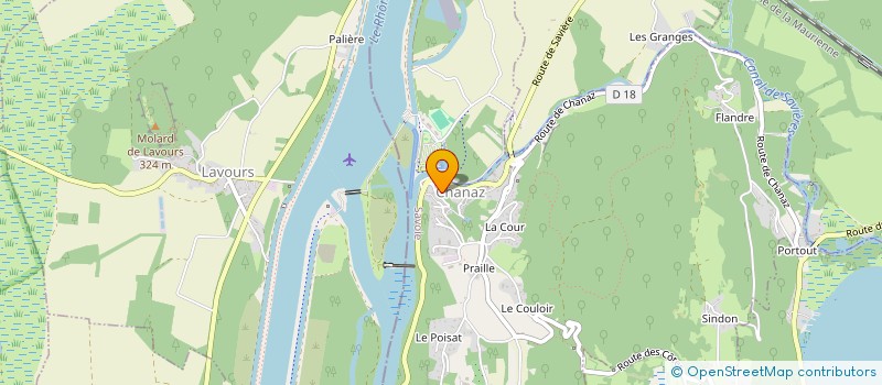 localisation de l'entreprise COSMEWAX  CHANAZ