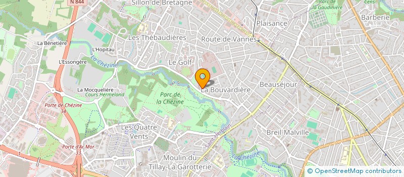 localisation de l'entreprise COSMEXPERT à SAINT-HERBLAIN