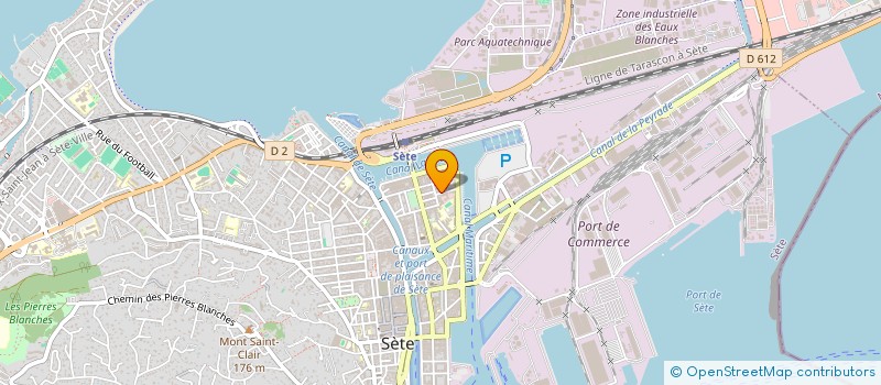 localisation de l'entreprise COSMIC BANANA  SETE