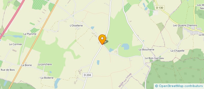 localisation de l'entreprise COSMIC CARTEL  MOZE-SUR-LOUET