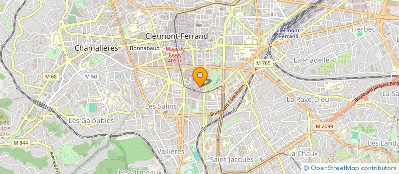 localisation de l'entreprise COSMIC CREW  CLERMONT-FERRAND