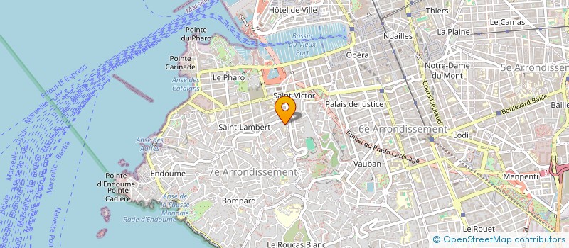 localisation de l'entreprise COSMIC DRIVERS à MARSEILLE