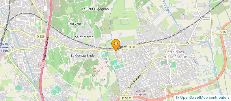 localisation de l'entreprise COSMIC MOOD  ENTRAIGUES-SUR-LA-SORGUE