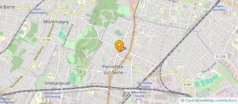 localisation de l'entreprise COSMIC SALON à PIERREFITTE-SUR-SEINE