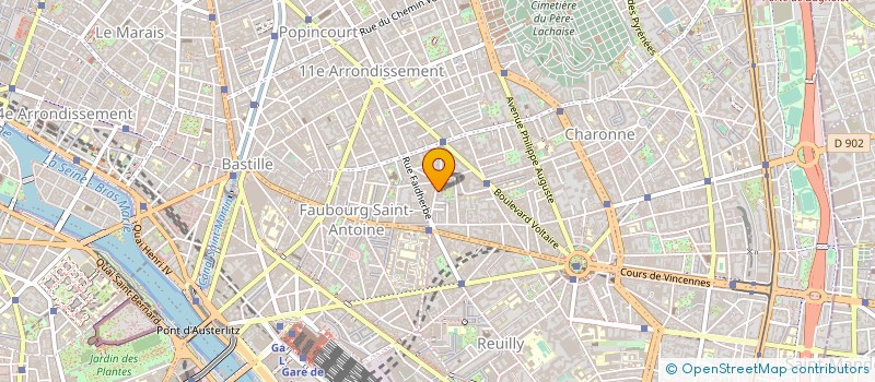 localisation de l'entreprise COSMIC SONG à PARIS