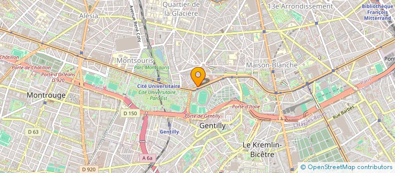 localisation de l'entreprise COSMIC WANGBA  PARIS