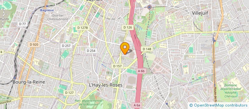 localisation de l'entreprise COSMICA CONSULTING  L'HAY-LES-ROSES