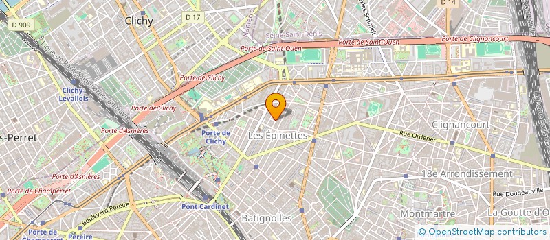 localisation de l'entreprise COSMIK FILMS à PARIS